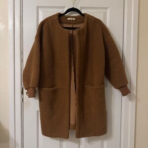 Madewell Sherpa Bonded Cocoon Coat